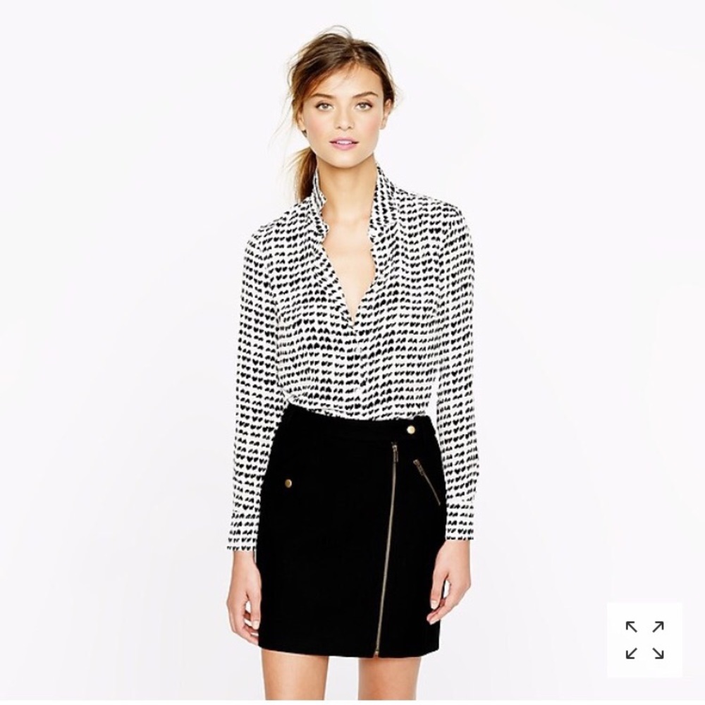J. crew long sleeved blouse